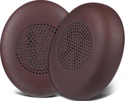 SOULWIT Replacement Ear Pads for Jabra Evolve2 65 (65MS 65UC USB)/Evolve2 40 (40UC 40MS USB)/Elite 45h On-Ear Wireless Headset Replacement Pads with Softer Protein Leather