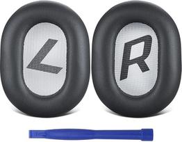SOULWIT® Professional Replacement Ear Pads for Plantronics BackBeat Pro 2, Voyager 8200 UC Headphones, Noise Isolating Memory Foam, Softer Protein Leather (Dark Grey)