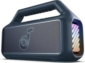 soundcore by Anker, Boom 2 Outdoor Speaker, 80 W, Subwoofer, BassUp 2.0, 24 Hours Battery, IPX7 Waterproof & Floats, LED Light, USB-C, EQ, BT 5.3, Mobile Bluetooth Speaker, Camping, Beach, Garden