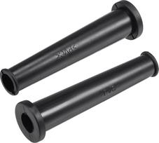 sourcing map 5 x Black 75mm Length Trunk Protector Cable Sleeve Hose Rubber Strain Relief Cord