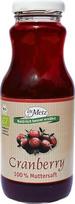 Spanguolių 100 % ekologiškos motinos sultys, 250 ml, pagamintos iš 100 % ekologiškų Kanados spanguolių, nesaldintos, be priedų, gaivaus vaisių ir rūgštaus skonio