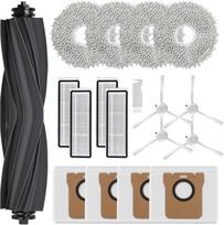 SpeHiate Dreame L10s Ultra / L10 Ultra / L10s Pro Gen2 priedų komplektas Xiaomi X20+ / X10+ su 1 pagrindiniu šepečiu, 4 dulkių maišeliais, 4 šluotos pagalvėlėmis, 4 HEPA filtrais, 4 šoniniais šepetėliais