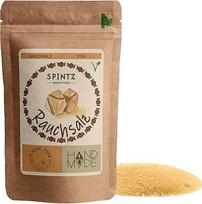 SPINTZ® 1000 g rūkymo druska | Hikorio rūkyta druska | Druska maistui | Rūkyta druska | Idealiai tinka veganiškai dietai | Pikantiška intensyvaus rūkymo druska | Pakuotė be plastiko