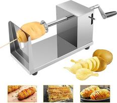Spiralschneider Kartoffelschneider Kartoffel Twister, Uten Gemüse Schneider aus Edelstahl für Obst, Kartoffeln,Tornado Chips, Gurken oder Karotten