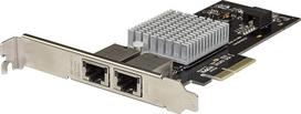 StarTech.com Dual Port 10G PCIe Network Card - Intel X550AT 10GBASE-T & NBASE-T PCI Express Network Card 10/5/2.5/1GbE Multi Gigabit Ethernet, 5 Speeds NIC LAN Card (ST10GPEXNDPI)