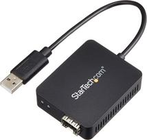 StarTech.com USB 2.0 to Fiber Optic Converter - Open SFP - USB 2.0 100Mbit/s Ethernet Network Adapter - Windows / Mac / Linux - SFP Adapter