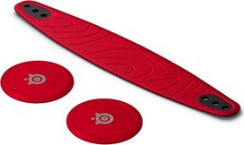Steelseries Arctis Nova Booster Pack Cherry Red Gaming Headset Accessories - Two-Colour Nylon Headband - Individually Adjustable with Unique Metallic Speaker Plates - Limited Collector's Item