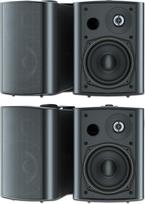 STUDIOFINIX 5,25 colio 600 W vandeniui atsparus lauko garsiakalbis Lauko garsiakalbis, suderinamas su "Bluetooth", skirtas sodui, puikiai tinka terasai, verandai, restoranui, namams (4 garsiakalbiai)
