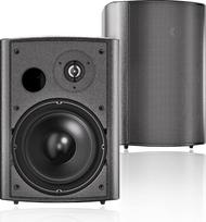 STUDIOFINIX 6,5 colio 400 vatų vandeniui atsparus lauko garsiakalbis Lauko garsiakalbis "Bluetooth" sieninis garsiakalbis Vandeniui atsparus orų poveikiui, skirtas terasai, garažui, namams lauke (juodas)