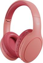 T'NB Wireless Headphones, Foldable Passive Noise Cancelling Headphones with Bluetooth Connection, Stereo Sound with Built-in Microphone, Battery Life up to 30 Hours - Pink