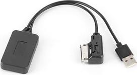 Tbest "Bluetooth AUX" adapteris, AMI MMI "Bluetooth" adapterio Aux kabelis su USB maitinimo šaltiniu, skirtas A5 8T A6 4F A8 4E Q7 7L