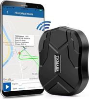 TKMARS GPS seklys be ABO GPS seklys Automobilis 90 dienų budėjimo laikas, 5 sekundžių padėties atnaujinimas, stiprus magnetinis ir atsparus vandeniui su nemokama programėle, 5000 mAh