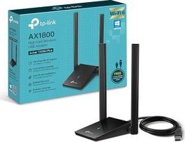TP-Link Archer TX20U Plus WLAN atmintinė kompiuteriui, "WiFi 6 AX1800 Dual Band", USB 3.0, MU-MIMO, didelio stiprumo antenos, WPA3 šifravimas, suderinama su "Windows 11/10", juoda, vienguba