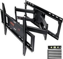 TV Wall Mount Swivelling Tilting Universal TV Mount 635 mm Long Arm Sliding TV Wall Mount for 32-80 Inch TVs up to 60 kg Max VESA 600 x 400 mm TV Mount for TV Centring