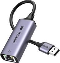 UGREEN USB 2.5G LAN adapteris Ethernet adapteris USB 3.0 į RJ45 2500Mbps Gigabitinio tinklo adapteris su aliuminiu Suderinamas su nešiojamaisiais kompiuteriais, kompiuteriais su Windows 11/10/8, MacOS ir kt.
