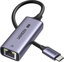 UGREEN USB C 2.5G LAN adapteris Ethernet adapteris RJ45 2500Mbps tinklo adapteris Suderinamas su "iPhone 16 Series", "iPad Pro/Air", "Mac Pro/Air", "Galaxy S24 Ultra", kompiuteriu su "Windows 11/10/8", "MacOS" ir kt.