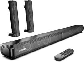 ULTIMEA 2.2 kanalo garso juosta televizoriaus įrenginiams, atskiriama 2-in-1 garso juosta televizoriui, "Bluetooth" 5.3 TV garso juosta, TV garsiakalbis su 3 ekvalaizerio režimais ir reguliuojamais bosais, ARC/Optical/Aux, Apollo S40 serija