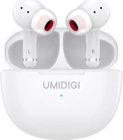 UMIDIGI Bluetooth Headphones, Wireless Earbuds, AirBuds Pro In-Ear Headphones, Wireless Bluetooth 5.1 Con 3 HD Microphono, Sports In-Ear, IPX5 Waterproof, Storage Box with Charging Function (White)