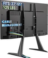 Universal Table TV Stand TV Stand LCD LED TV Mount Height Adjustable TV Stand for 27-55 Inch TVs, up to 57 kg, Max. Vesa 800 x 400 mm