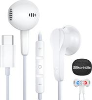 USB C Headphones, for iPhone 16 Pro Max [MFi Certified] In-Ear Headphones with Cable USB C, with Microphone/Volume Control/HiFi Stereo Earphones USB Type C Headphones for iPhone 15/iPad Pro/Samsung