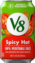 V8 Spicy Hot 100% daržovių sultys 340 ml
