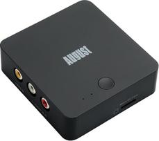 Vaizdo garso graibštas be kompiuterio Plug & Play - August VGB400 - konverteris VHS Hi8 kasetėms skaitmeninti, vaizdo konverteris su RCA kabeliu - išvestis per HDMI Įrašyti į Micro SD/USB Max. 64GB