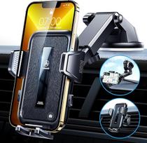 VANMASS 2024【True Military Class】 Mobile Phone Holder Car 【Bombproof Ver. CTVK61 Suction Cup & Clip】Universal Mobile Phone Holder Car Dashboard Disc Ventilation for iPhone 16 Pro Max/13/14 Samsung S24