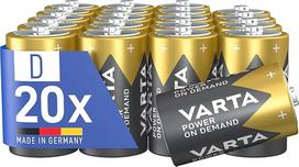 VARTA "Power on Demand" AA (Mignon) tipo baterijos, ekologiškoje pakuotėje - išmanios, lanksčios ir galingos, pvz., kompiuterių priedams, išmaniesiems namų prietaisams ar žibintuvėliams, 40 vnt.