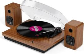 Vinilinės plokštelės suktuvas "Bluetooth" su stereofoniniais grotuvais ir USB, grotuvo jungtis su RCA, aukštos kokybės fonograma namų pramogoms