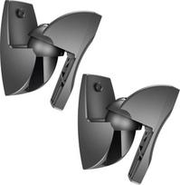 Vogel's VLB 500 Lautsprecher Boxen Wandhalterung Set | schwenkbar und neigbar | vormontiert | max. 5 kg | Umweltfreundliche Verpackung | Schwarz (2X)