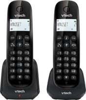 VTech CS1451 DECT belaidis telefonas su 2 rageliais, atsakikliu, laisvų rankų funkcija, skambinančiojo užrakto funkcija, skambinančiojo atpažinimo / skambinimo funkcija, ekrano apšvietimu, ekologišku režimu, maža spinduliuotė