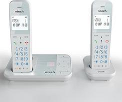 VTech XS1051 DECT belaidis telefonas su 2 rageliais Belaidis telefonas su atsakikliu, skambintojo užrakto funkcija Laisvų rankų garsumo stiprintuvu Laisvų rankų rinkinys