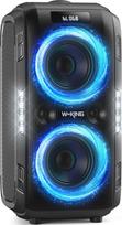 W-KING 250 W maksimalios galios "Bluetooth" garsiakalbio dėžutė Didelė muzikos dėžutė "Bluetooth" garsiakalbis "Party Boom Box" 12 Custom Bass/Extra Bass/Huge 120 dB/16,5 cm žemų dažnių garsiakalbiai/Mic & Guitar IN/USB/TF/AUX, nuimamas akumuliatorius