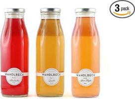 WandLBECK 3 vnt. sirupų rinkinys "Summer Fresh" (rabarbarų, svarainių, kriaušių apynių)