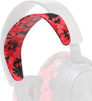 WC -StirnbandZ Arctis Nova - Improved Silicone Headband for Arctis Nova Headsets by Wicked Cushions - Improved Flexibility, Comfort and Style with Matching Ear Pad Designs | Red Camo