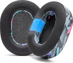 WC Freeze Blackshark 2023 - Cooling Gel Ear Pads for Razer Blackshark V2 Pro 2023 by Wicked Cushions - More Comfort, Thickness and Soundproofing for Epic Gaming | 90's Black
