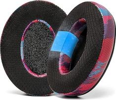 WC Freeze Hybrid Fabric Cooling Gel Replacement Ear Pads - Compatible with HyperX Cloud, Steelseries Arctis, ATH M50X, Turtle Beach Stealth and More - Comfortable and Cool Longer | Speed Racer