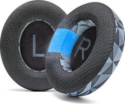 WC Freeze NC700 - Cooling Gel Ear Pads for Bose Noise Cancelling 700 Headphones | Breathable Sports Fabric, Cooling Gel, Extra Thick and Cooler Longer | Geo Grey