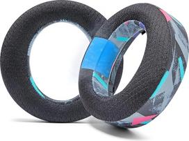 WC Freeze PS5 V2 - Cooling Gel Ear Pads Compatible with Sony PS5 Pulse 3D Headphones by Wicked Cushions | Larger Ear Opening, Thickness, Comfort and Soundproofing for Epic Gaming | 90's Black