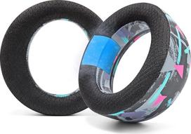 WC Freeze Pulse Elite - Cooling Gel Ear Pads Compatible with PS5 Pulse Elite Made by Wicked Cushions | Thicker Padding and Wider Opening | 90's Black