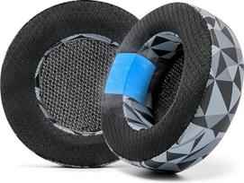 WC Freeze Virtuoso Replacement Hybrid Fabric Ear Pads with Cooling Gel Compatible with Corsair Virtuoso RGB Wireless, Corsair Virtuoso RGB Wireless XT and Corsair Virtuoso Wireless SE |Geo Grey
