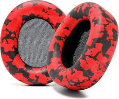 WC Improved Replacement Ear Pads for Steelseries Arctis Nova Pro Wireless Made by Wicked Cushions | Improved Durability, Thicker, Softer Leather and Sound Insulation | Red Camo
