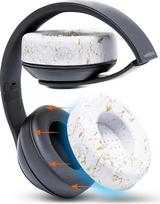 WC SweatZ Earpad Cases Made by WC | Fits Beats Studio 3 & 2 & Studio Pro (Not Fit Beats Solo) / Bose QC35 & 35II / Bose 700 & More | Gold Marble