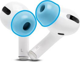 WC TipZ - Improved Memory Foam Earplugs for Airpods Pro by Wicked Cushions | Improved Comfort, Seal and Rebound Time of Foam Charging Cradle | Ocean Blue
