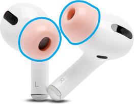 WC TipZ - Improved Memory Foam Earplugs for Airpods Pro by Wicked Cushions | Improved Comfort, Seal and Rebound Time of Foam Charging Cradle | Perfect Pink