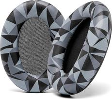 WC Wicked Cushions Extra Thick Replacement Ear Pads Compatible with Sony WH-1000XM3 Headphones - Geo Grey