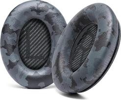 WC Wicked Cushions Replacement Ear Pads Compatible with Bose QuietComfort 35 (QC35) & QuietComfort 35ii (QC35ii) Headphones & More - Improved Comfort & Durability | Black Camo