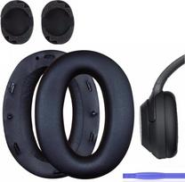 WH-1000XM2 Replacement Noise Isolating Ear Pads Compatible with Sony WH1000XM2 and Sony MDR-1000X Over-Ear Headphones, Extra Thickness and Plastic Stick, Black