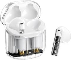 Wireless Earbuds for Samsung Galaxy S23/S23 Plus/S23 Ultra/A24/A14/A34/A54/A13 5G/A12/A04s, IPX4 Transparent Case, Lightweight, Sport In One. ar Headphones H Headphones (White)
