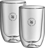 WMF baristos stiklinių rinkinys, dvi Latte Macchiato stiklinės su dvigubomis sienelėmis, 280 ml, stiklas, kavos stiklinės su dvigubomis sienelėmis, kavos puodelis, dvigubos sienelės, atsparus karščiui, plaunamas indaplovėje